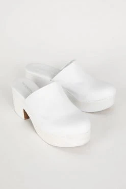 Intentionally Blank 12DOZEN CLOG White NEW ARRIVALS