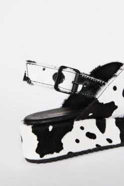 Intentionally Blank SHOES SUM FLATFORM SANDAL Black Moo