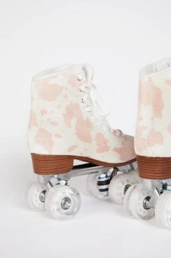 Intentionally Blank WHIP IT ROLLER SKATE Baby Pink Moo IB ROLLER SKATES