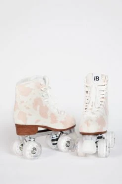 Intentionally Blank WHIP IT ROLLER SKATE Baby Pink Moo IB ROLLER SKATES