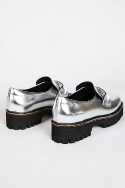 Intentionally Blank SHOES HEFT LOAFER Silver 10 Intentionally Blank SHOES HEFT LOAFER Silver