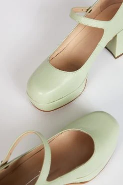 Intentionally Blank NEW ARRIVALS MIKA PLATFORM MARY JANE Green Tea