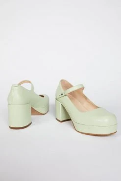 Intentionally Blank NEW ARRIVALS MIKA PLATFORM MARY JANE Green Tea