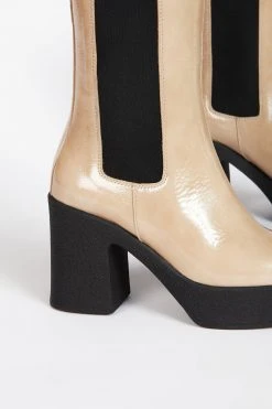 Intentionally Blank BOSSY BOOT Beige SHOES