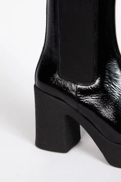 Intentionally Blank BOSSY PLATFORM BOOT Black SHOES