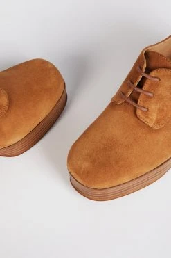 Intentionally Blank ALBANY PLATFORM OXFORD Tan Suede
