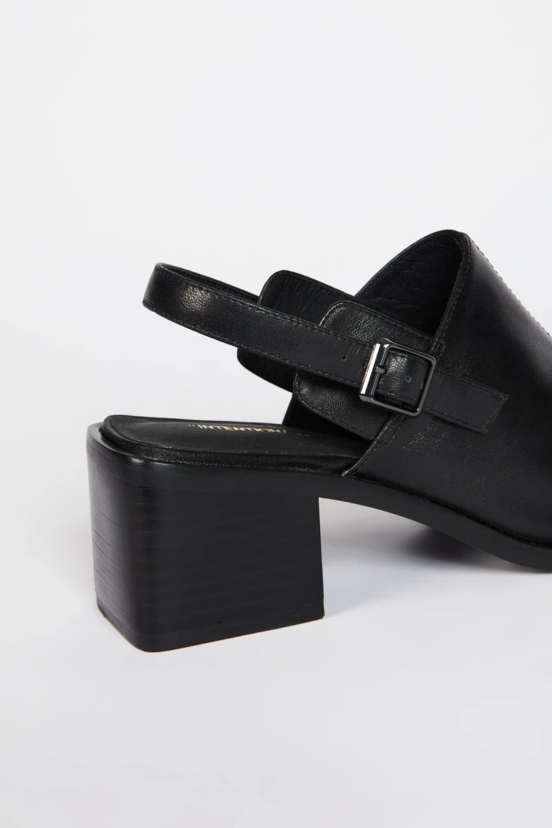 Intentionally Blank SHOES MARTY 2 MULE Black 7 Intentionally Blank SHOES MARTY 2 MULE Black