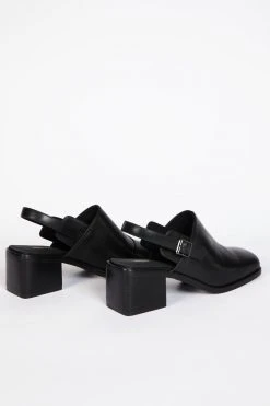 Intentionally Blank SHOES MARTY 2 MULE Black 10 Intentionally Blank SHOES MARTY 2 MULE Black