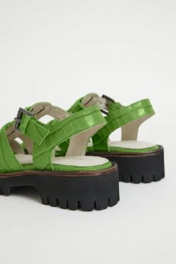 Intentionally Blank HADDIE FISHERMAN SANDAL Apple Green SHOES