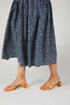 Intentionally Blank FREYA HEELED SANDAL Mandarin