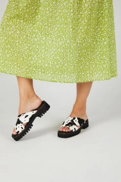 Intentionally Blank HIJINX SANDAL Black Moo NEW SHOES