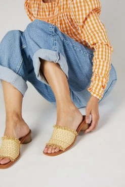 Intentionally Blank NEW SHOES INLAND HEELED SANDAL Natural