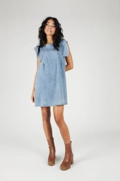 Intentionally Blank VERONA Dress Denim DRESSES
