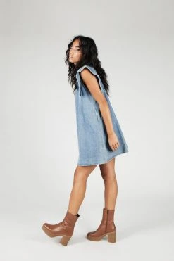 Intentionally Blank VERONA Dress Denim DRESSES