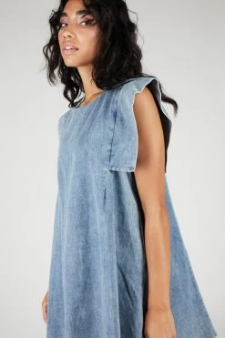 Intentionally Blank VERONA Dress Denim DRESSES