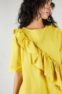 Intentionally Blank MARKE Dress Mustard DRESSES
