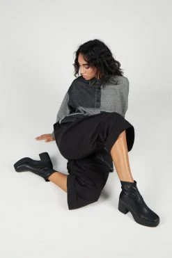 Intentionally Blank HEZEL Button Down Grey 13 Intentionally Blank HEZEL Button Down Grey