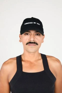 Intentionally Blank ACCESSORIES ANNOYED BY YOU Dad Cap Black White