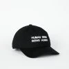 Intentionally Blank IT'S HUMAN NATURE Dad Cap Black/White