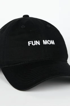 Intentionally Blank FUN MOM Dad Cap Black/White ACCESSORIES
