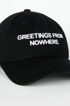 Intentionally Blank GREETINGS Dad Cap Black/White