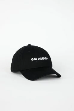 Intentionally Blank GAY AGENDA Dad Cap Black/White