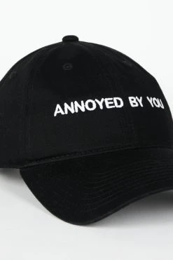 Intentionally Blank ACCESSORIES ANNOYED BY YOU Dad Cap Black White