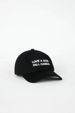 Intentionally Blank ACCESSORIES LOVE A GOOD FALL CANDLE Dad Cap Black White