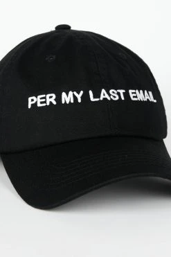 Intentionally Blank ACCESSORIES PER MY LAST Dad Cap Black/White
