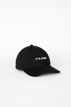 Intentionally Blank IT'S CAMP Dad Cap Black/White ACCESSORIES