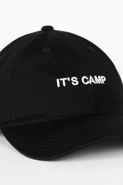 Intentionally Blank IT'S CAMP Dad Cap Black/White ACCESSORIES 8 Intentionally Blank IT'S CAMP Dad Cap Black/White ACCESSORIES