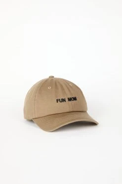 Intentionally Blank FUN MOM Dad Cap Khaki/Black