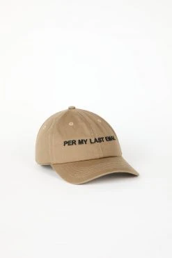 Intentionally Blank ACCESSORIES PER MY LAST Dad Cap Khaki/Black