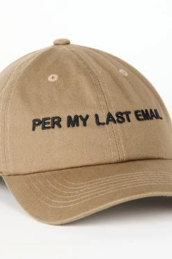 Intentionally Blank ACCESSORIES PER MY LAST Dad Cap Khaki/Black