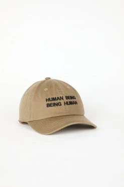 Intentionally Blank ACCESSORIES IT'S HUMAN NATURE HAT Dad Cap Khaki/Black