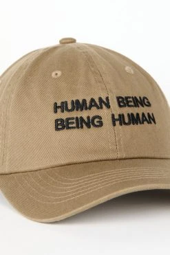 Intentionally Blank ACCESSORIES IT'S HUMAN NATURE HAT Dad Cap Khaki/Black