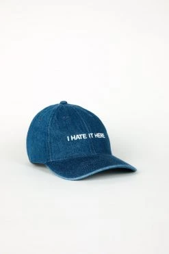 Intentionally Blank ME RN Dad Cap Denim/White ACCESSORIES