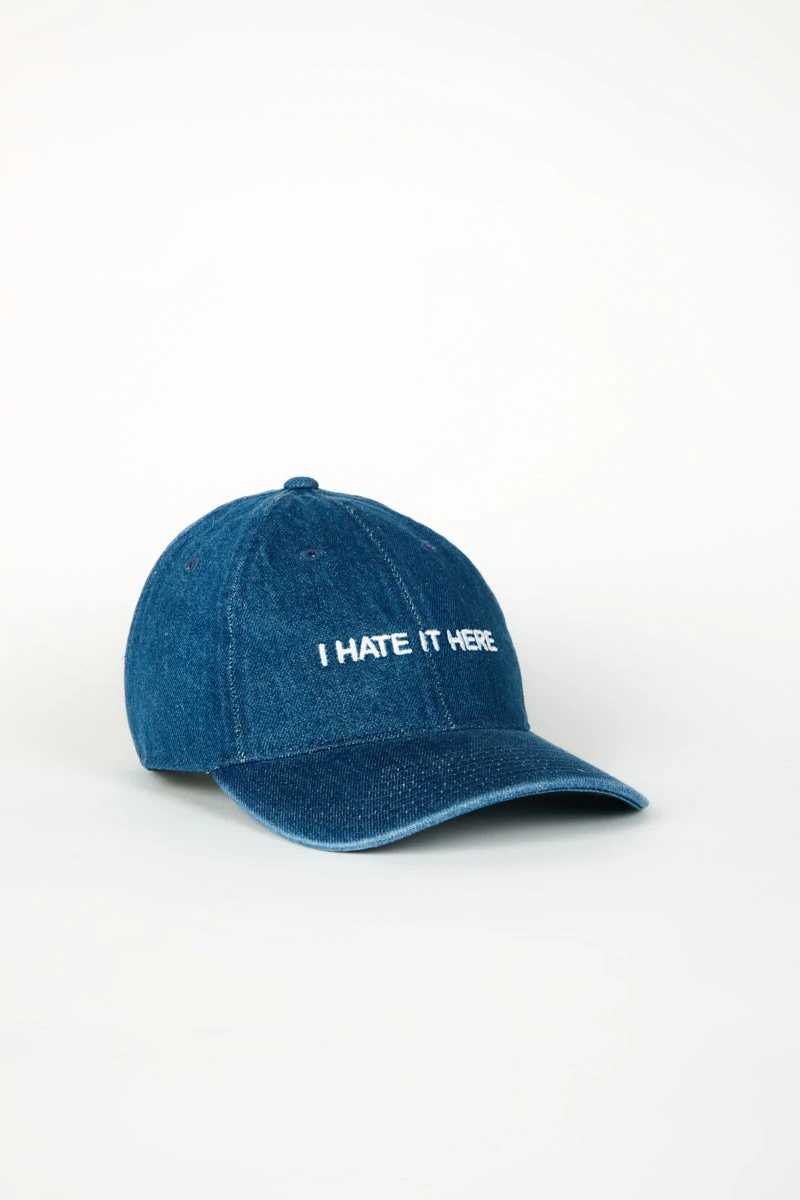 Intentionally Blank ME RN Dad Cap Denim/White ACCESSORIES 3 Intentionally Blank ME RN Dad Cap Denim/White ACCESSORIES