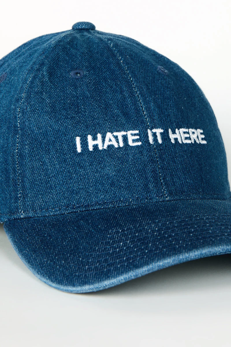 Intentionally Blank ME RN Dad Cap Denim/White ACCESSORIES 5 Intentionally Blank ME RN Dad Cap Denim/White ACCESSORIES