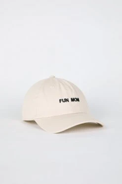 Intentionally Blank FUN MOM Dad Cap Sand/Black ACCESSORIES
