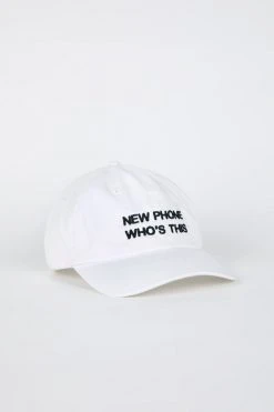 Intentionally Blank HOTLINE Dad Cap White/Black ACCESSORIES