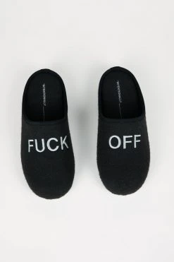 Intentionally Blank ANTI-SOCIAL SLIPPER BLACK ACCESSORIES