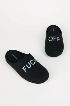 Intentionally Blank ANTI-SOCIAL SLIPPER BLACK ACCESSORIES