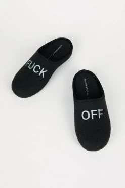 Intentionally Blank ANTI-SOCIAL SLIPPER BLACK ACCESSORIES