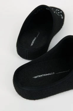 Intentionally Blank MEN'S STRIPPER SLIPPER BLACK ACCESSORIES