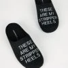 Intentionally Blank MEN'S STRIPPER SLIPPER BLACK ACCESSORIES