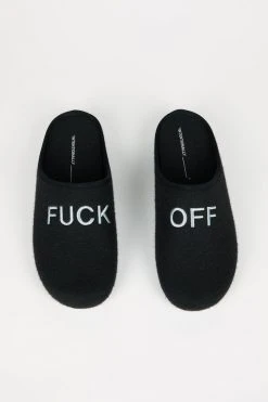 Intentionally Blank MEN'S ANTI-SOCIAL SLIPPER BLACK ACCESSORIES