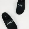 Intentionally Blank MEN'S ANTI-SOCIAL SLIPPER BLACK ACCESSORIES