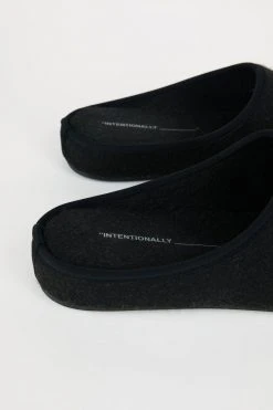 Intentionally Blank ACCESSORIES MEN'S DADDY PLEASE SLIPPER BLACK
