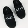 Intentionally Blank ACCESSORIES MEN'S DADDY PLEASE SLIPPER BLACK